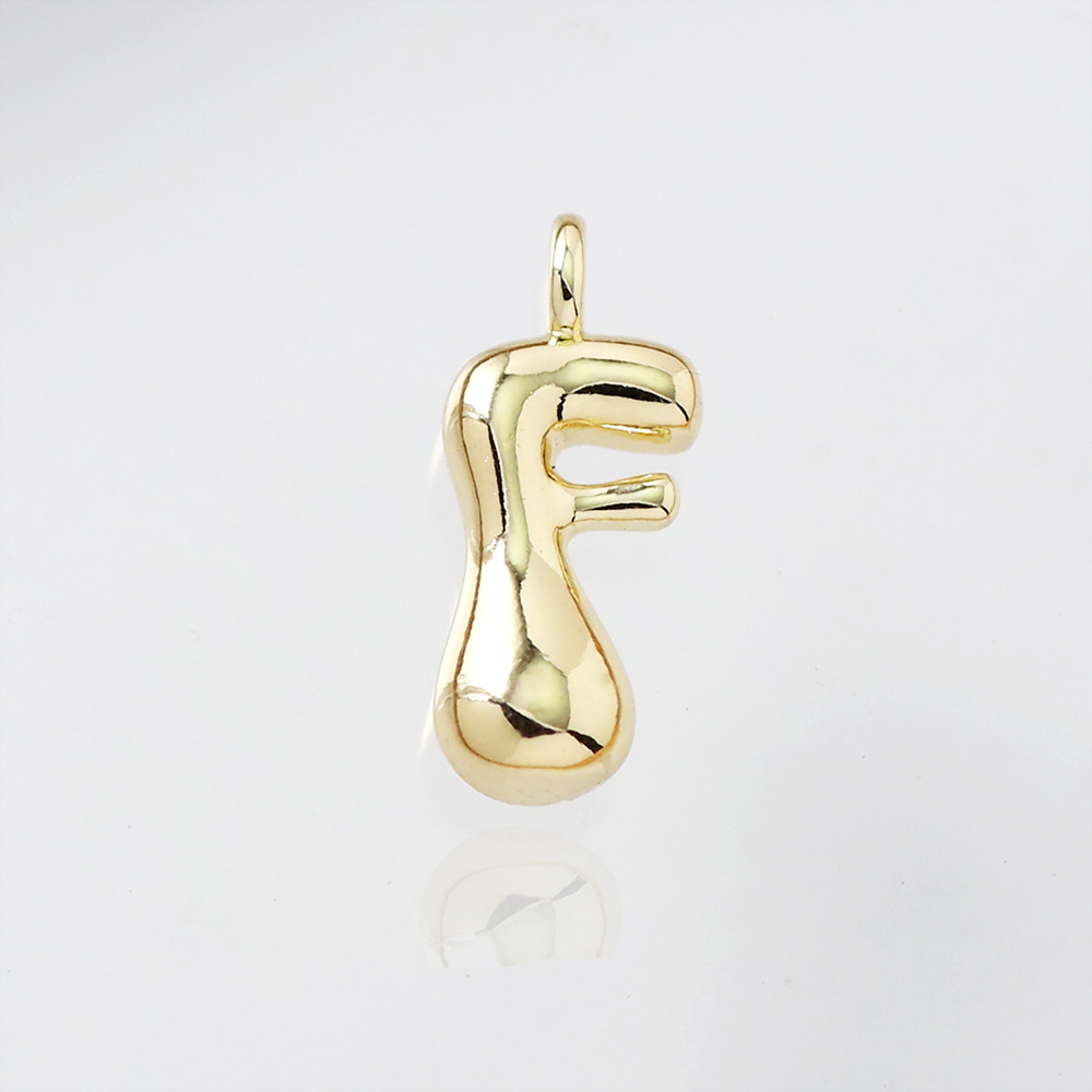Letter pendant-f (gold)