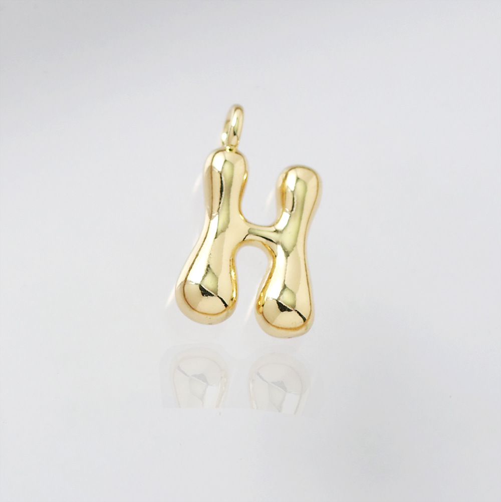 Letter pendant-h (gold)