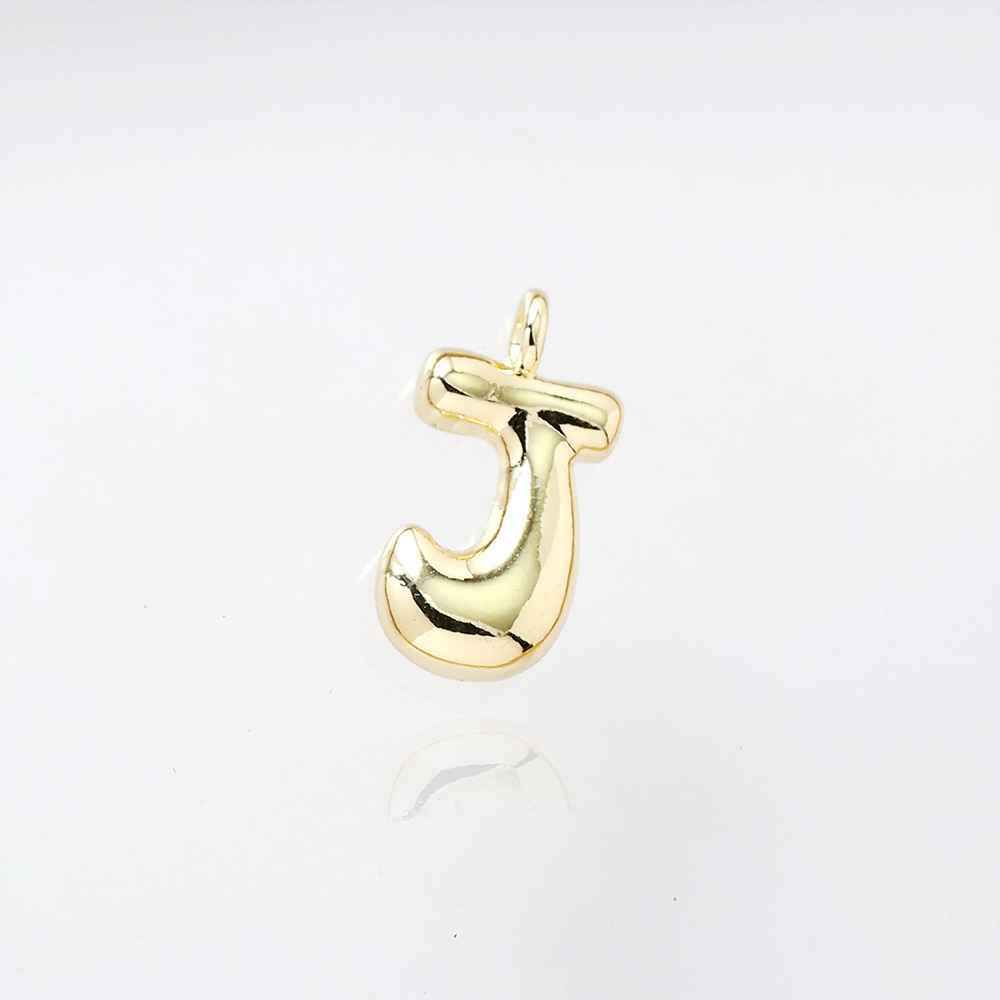 Letter pendant-j (gold)