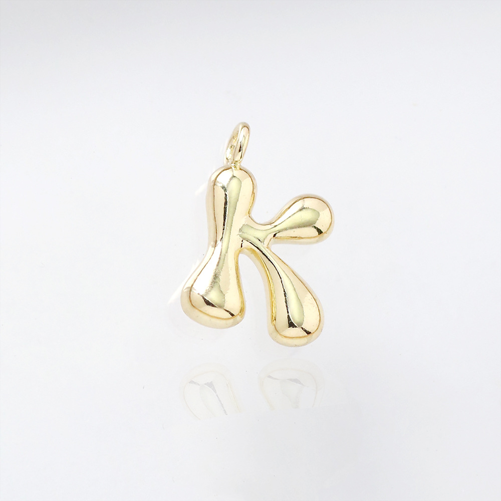 Letter pendant-k (gold)