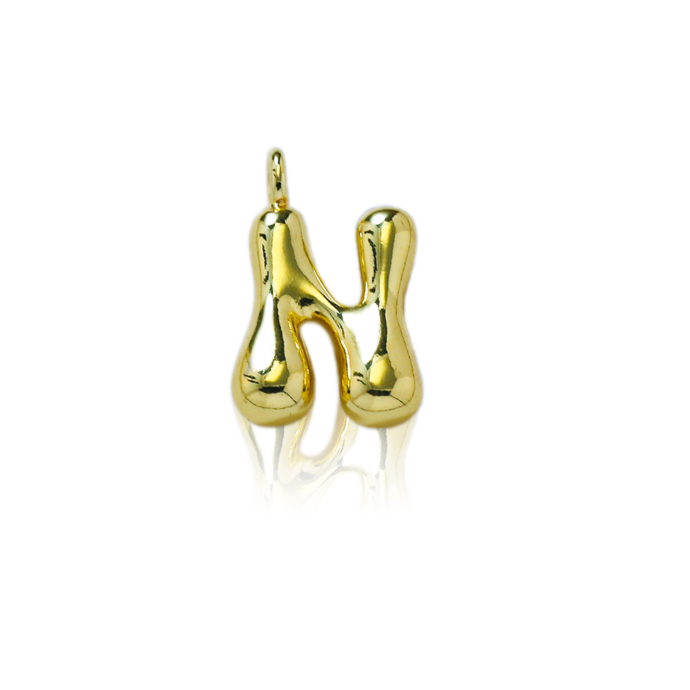 Letter pendant-n (gold)