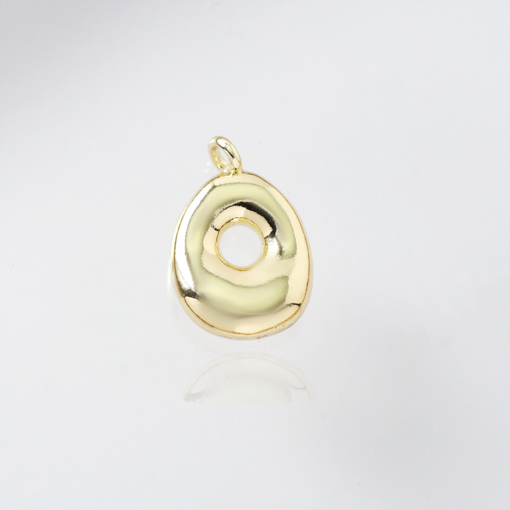 Letter pendant-o (gold)