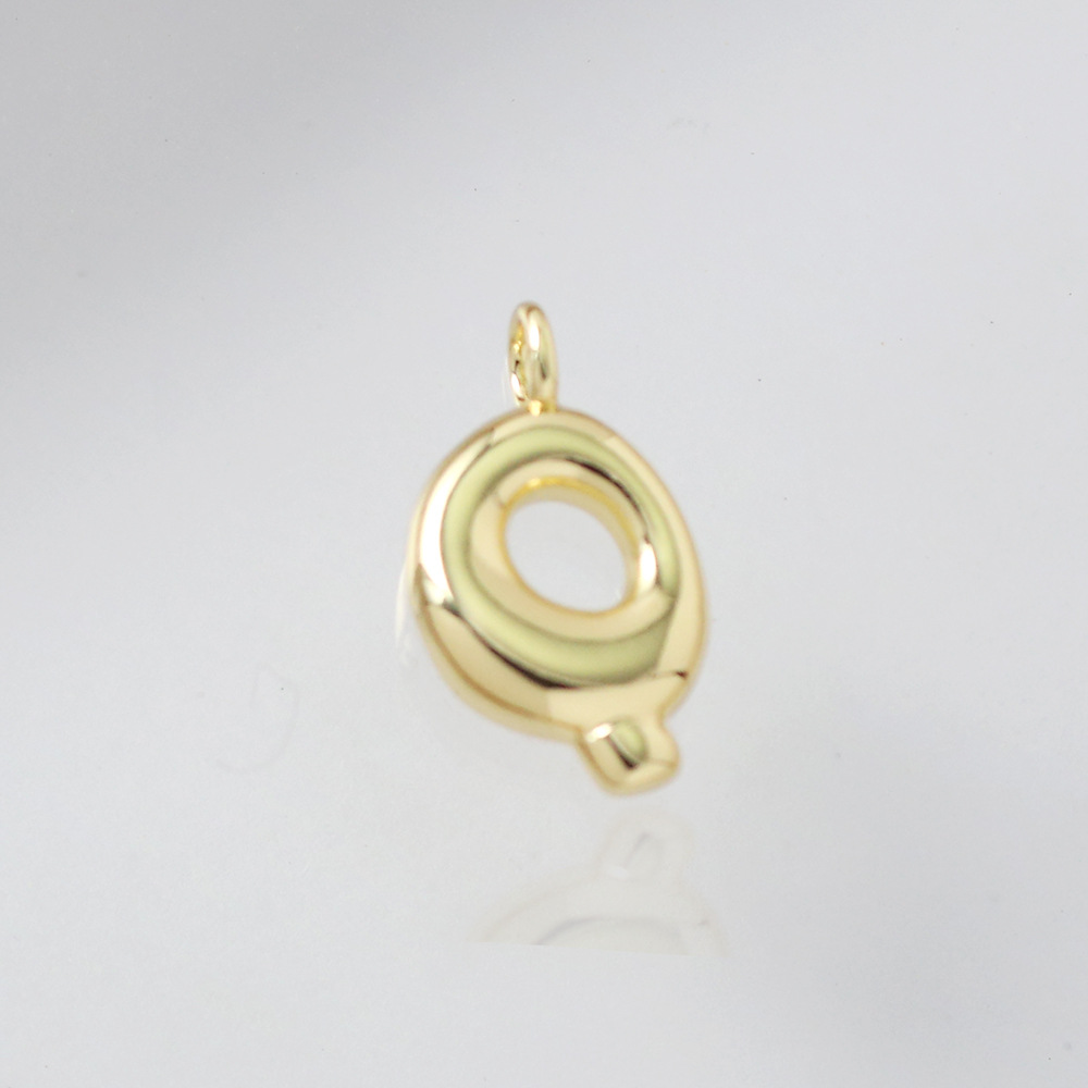 Letter pendant-q (gold)