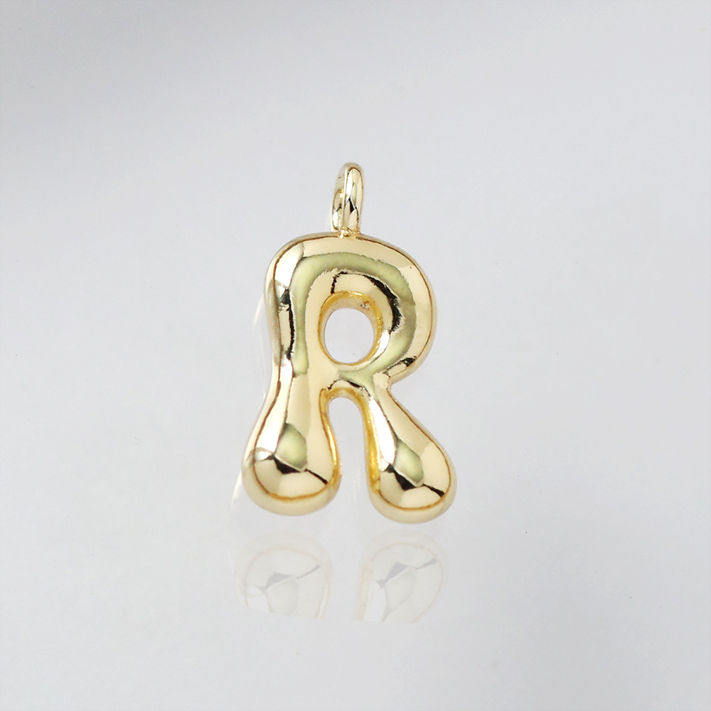 Letter pendant-r (gold)