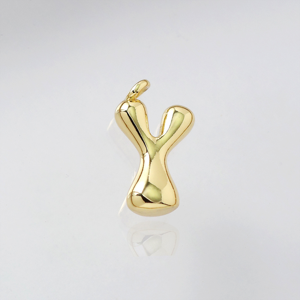 Letter pendant-y (gold)