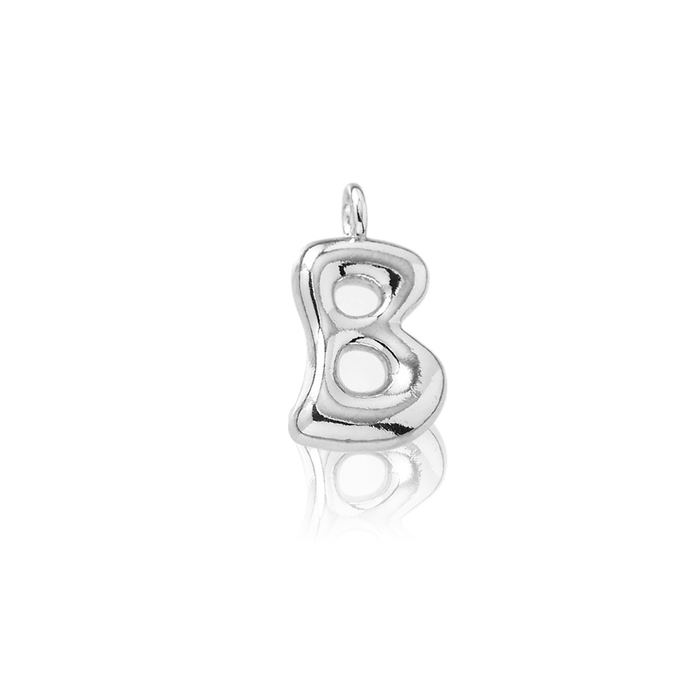 Letter pendant-b (silver)