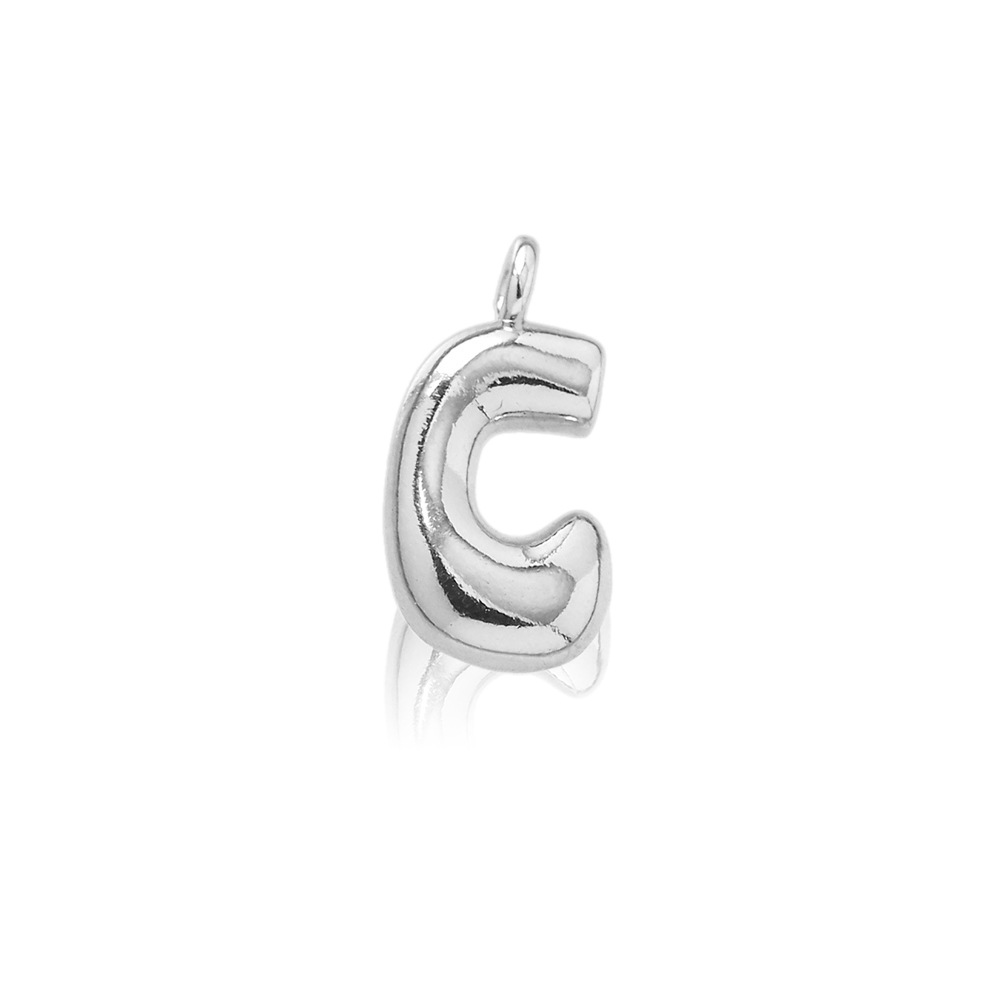 Letter pendant-c (silver)
