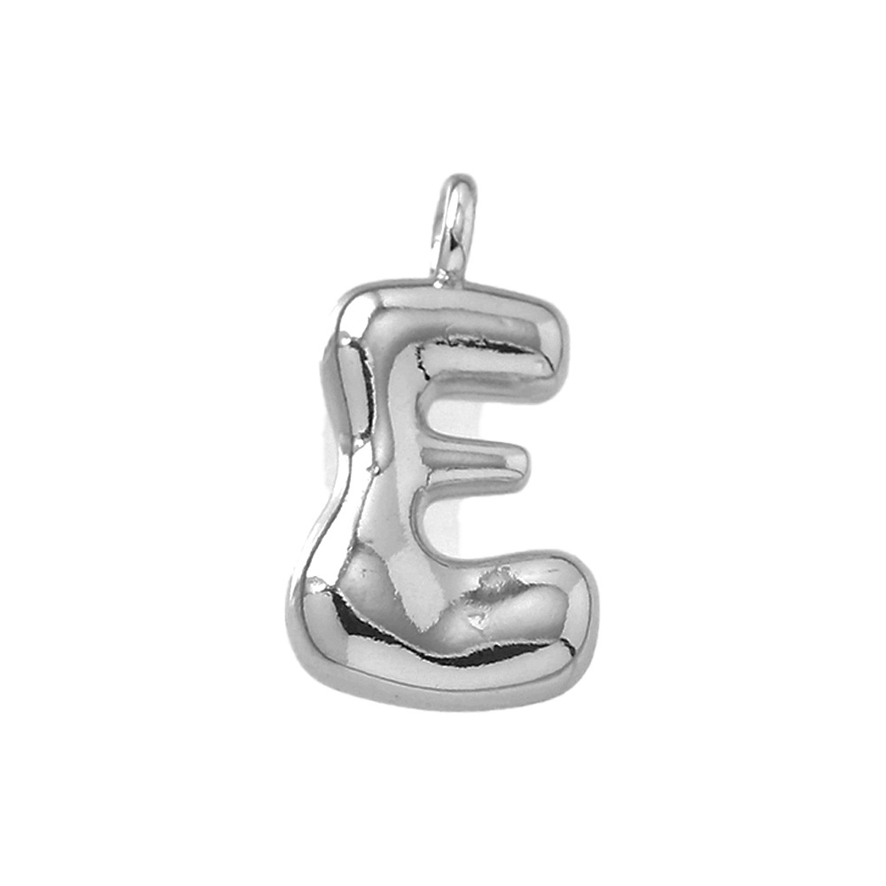 Letter pendant-e (silver)