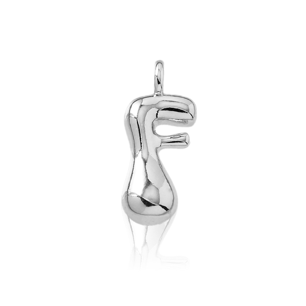 Letter pendant-f (silver)