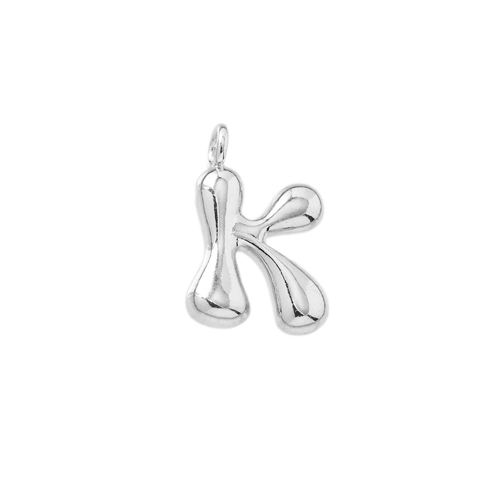 Letter pendant-k (silver)