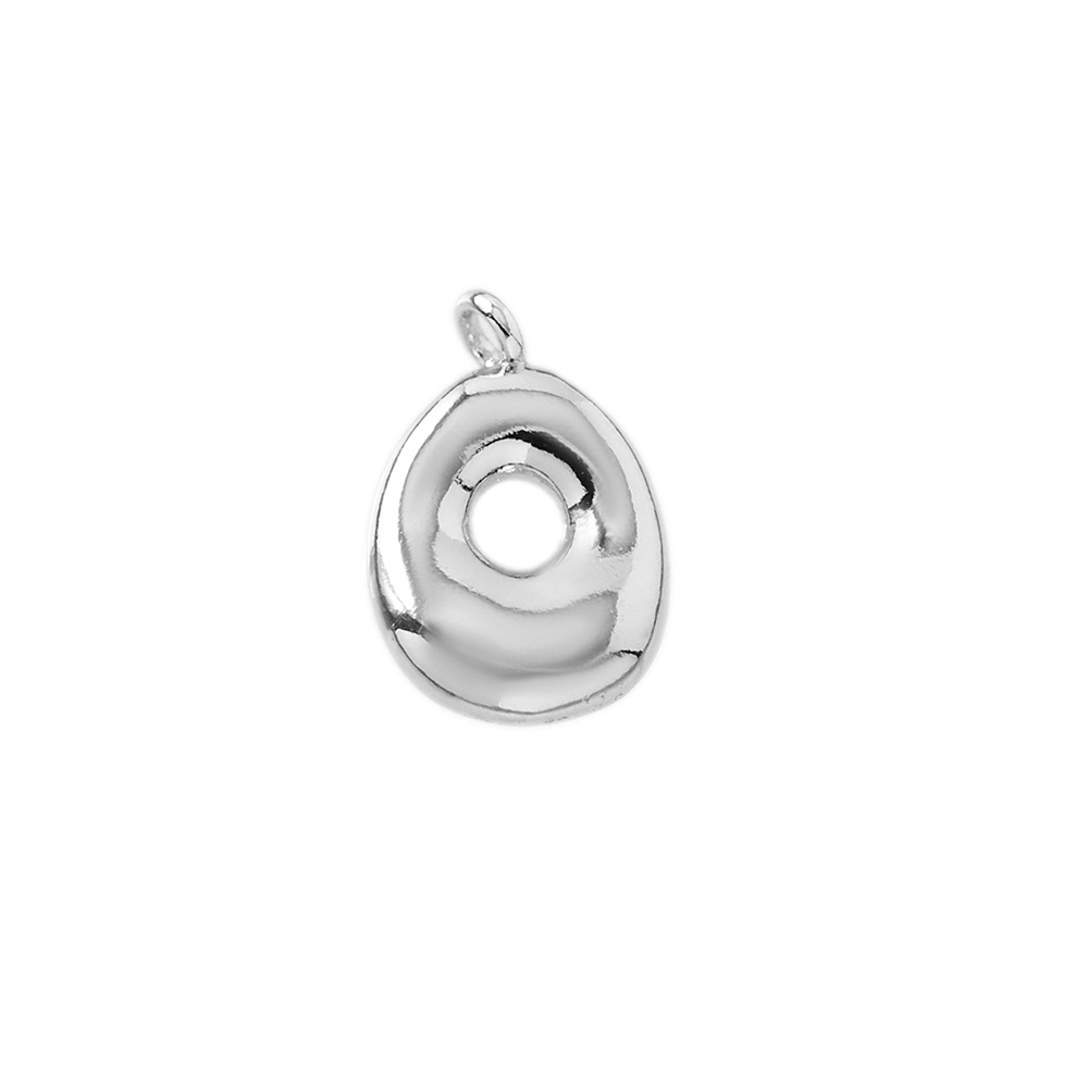Letter pendant-o (silver)