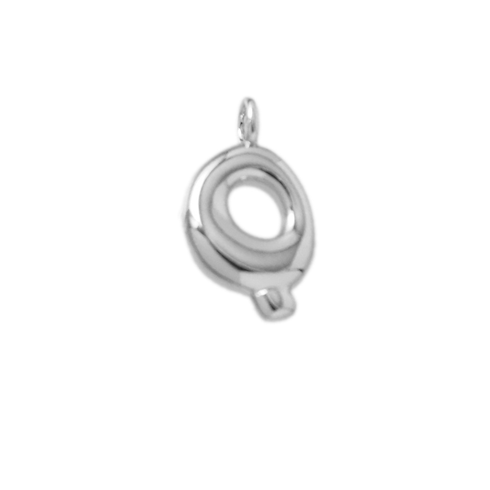Letter pendant-q (silver)