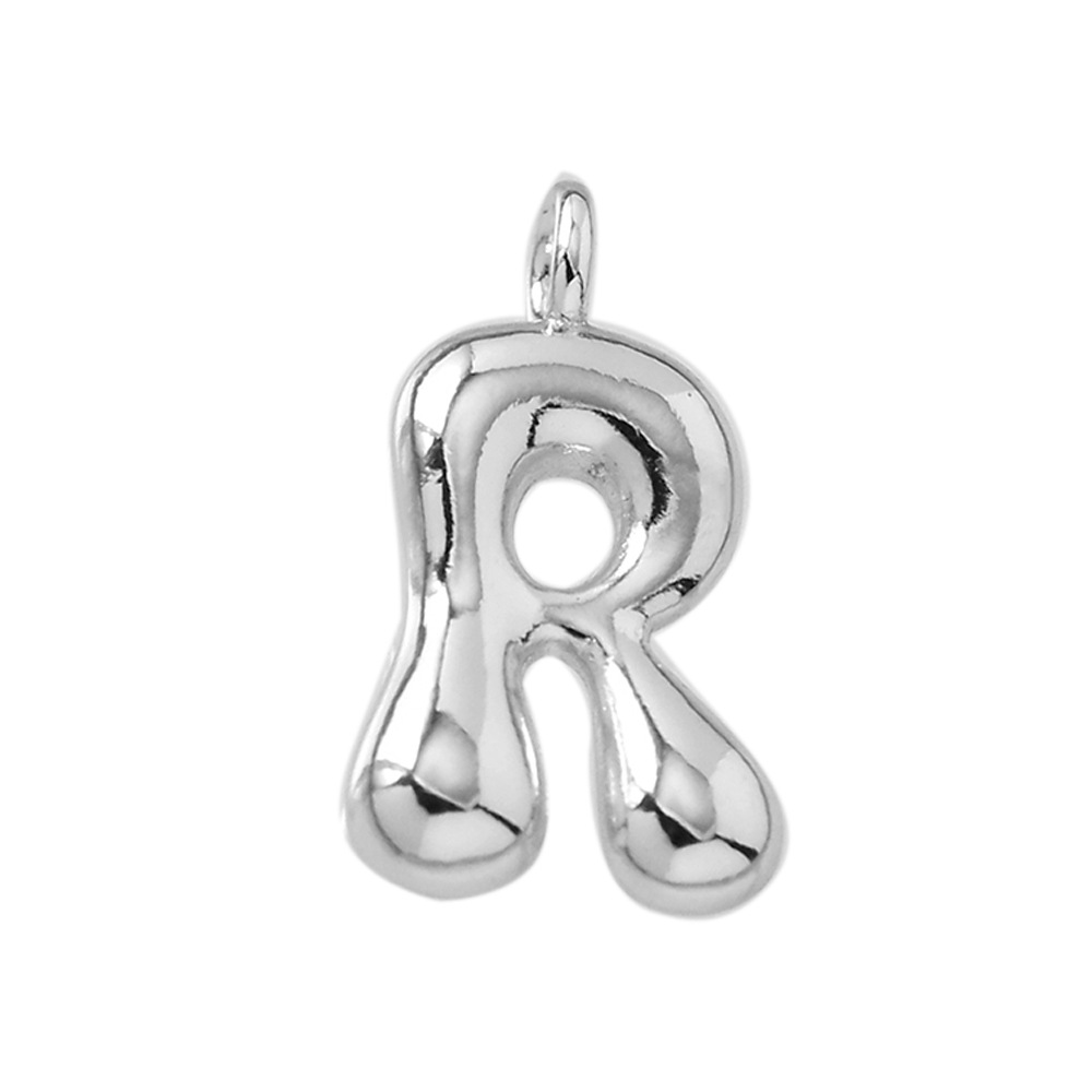 Letter pendant-r (silver)