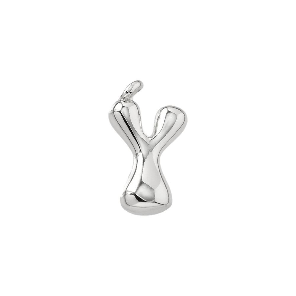 Letter pendant-y (silver)