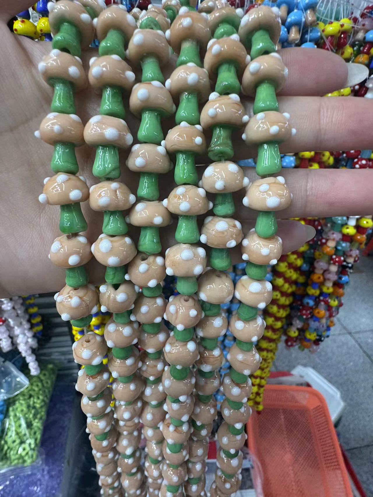 Meat powder cap   green pole