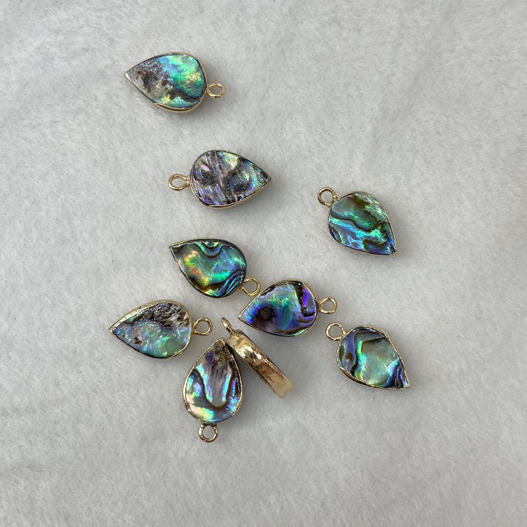 10*14mm abalone shell water drop single hanging