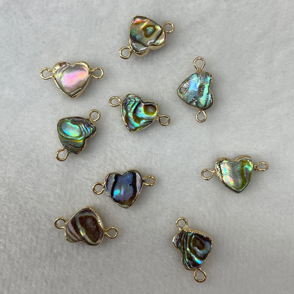 10mm heart double hanging