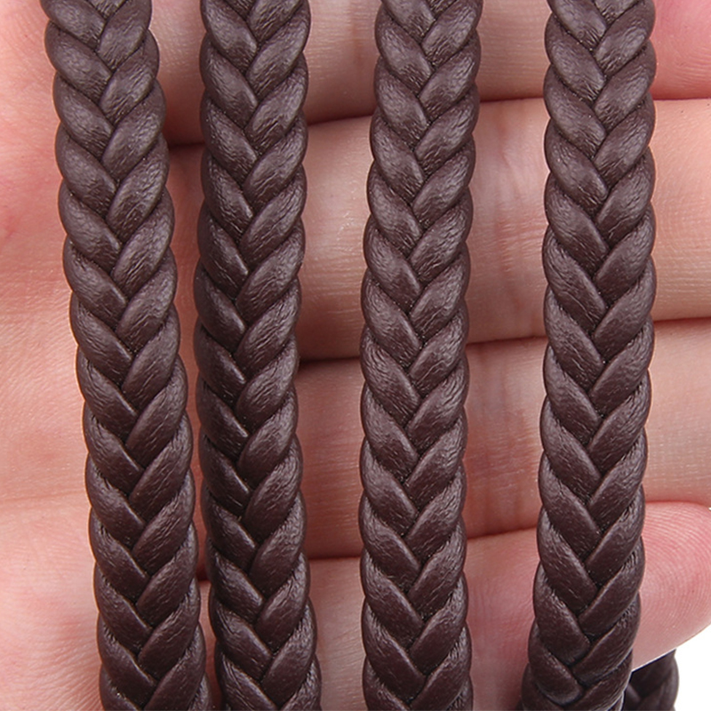 8mm wide, 3mm thick, coffee color