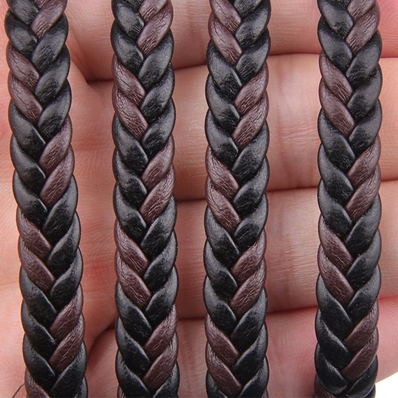 8mm wide, 3mm thick, black coffee