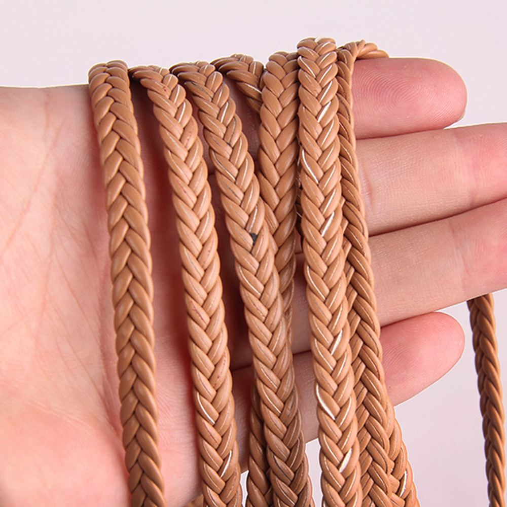 7mm wide, 3mm thick, khaki