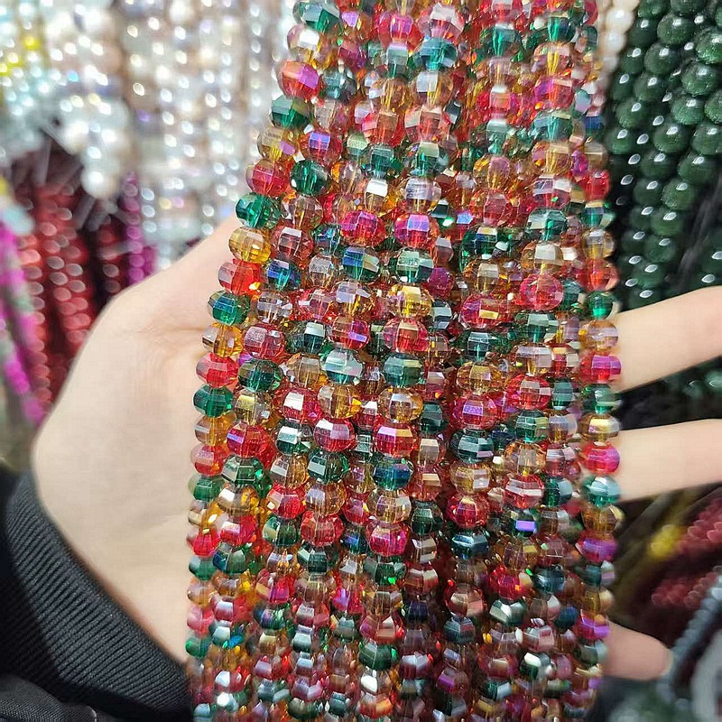Watermelon beads colorful gradient 4