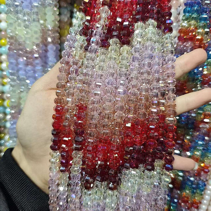 Watermelon beads colorful gradient 7