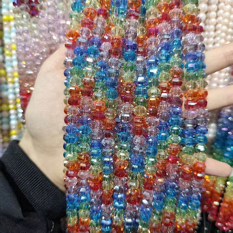 Watermelon beads colorful gradient 8