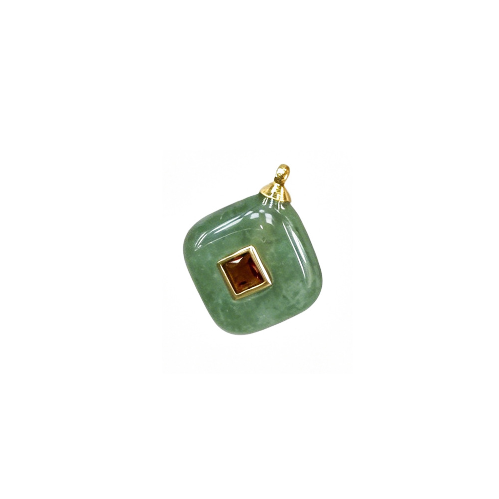 Diamond green strawberry crystal