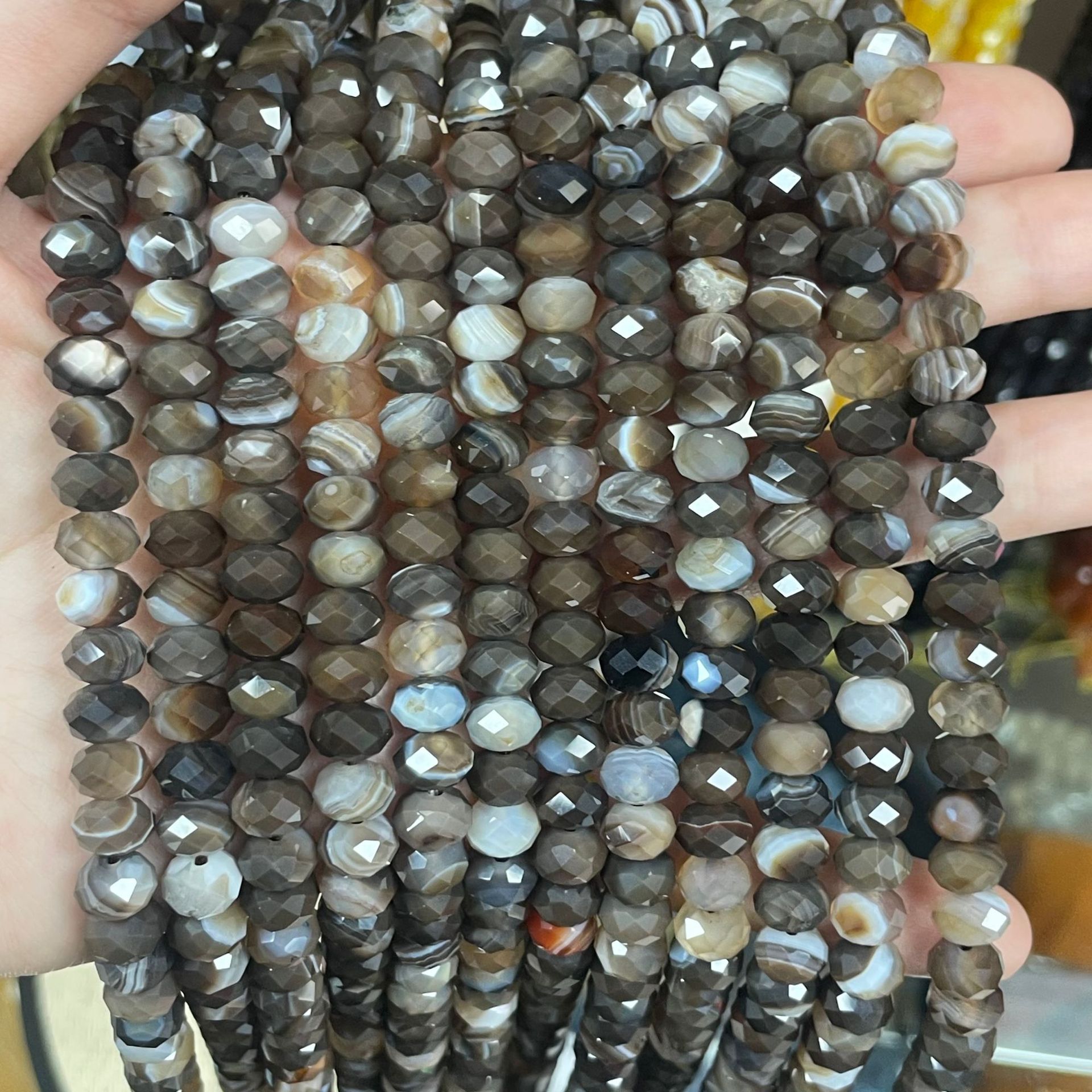 coffee lace agate