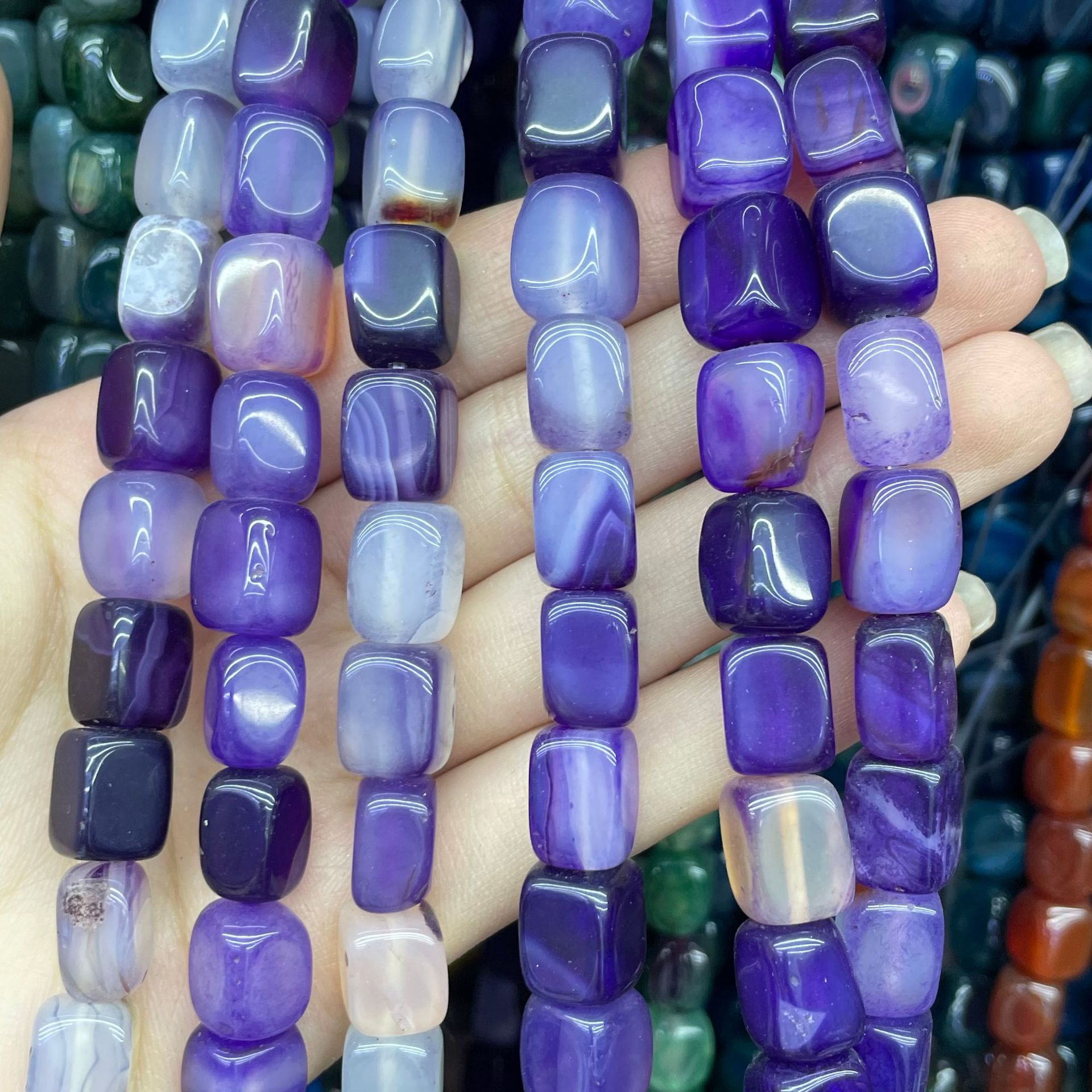 Purple jade color