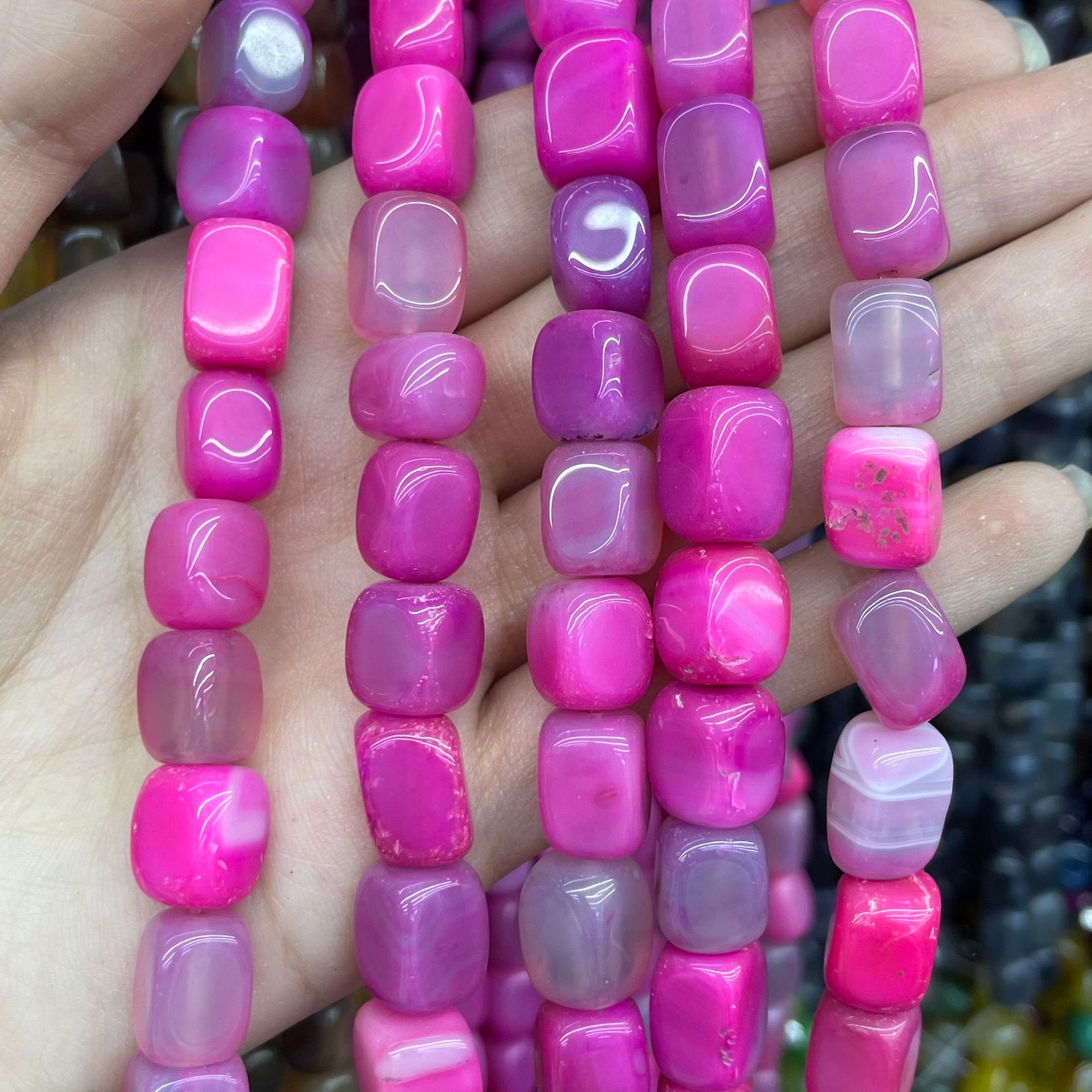 Pink jade color