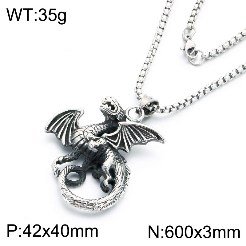 Pendant with chain kn302761-lu