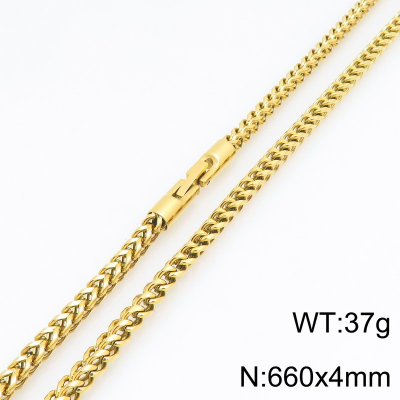 Gold necklace kn302867-kfc