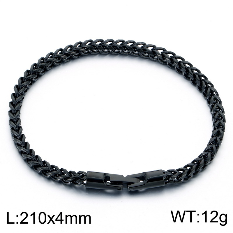 Black bracelet kb214404-kfc