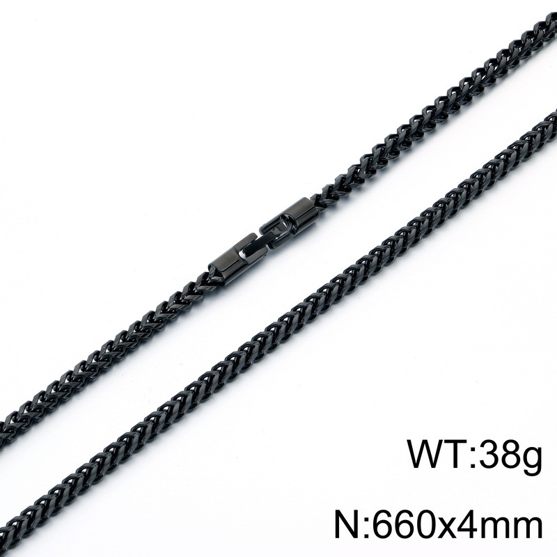 Black necklace kn302764-kfc