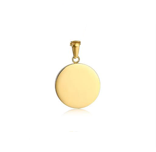 Golden pendant