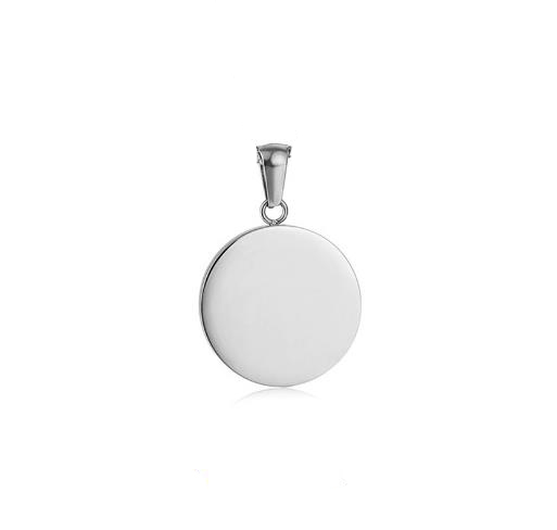 Steel-colored pendant