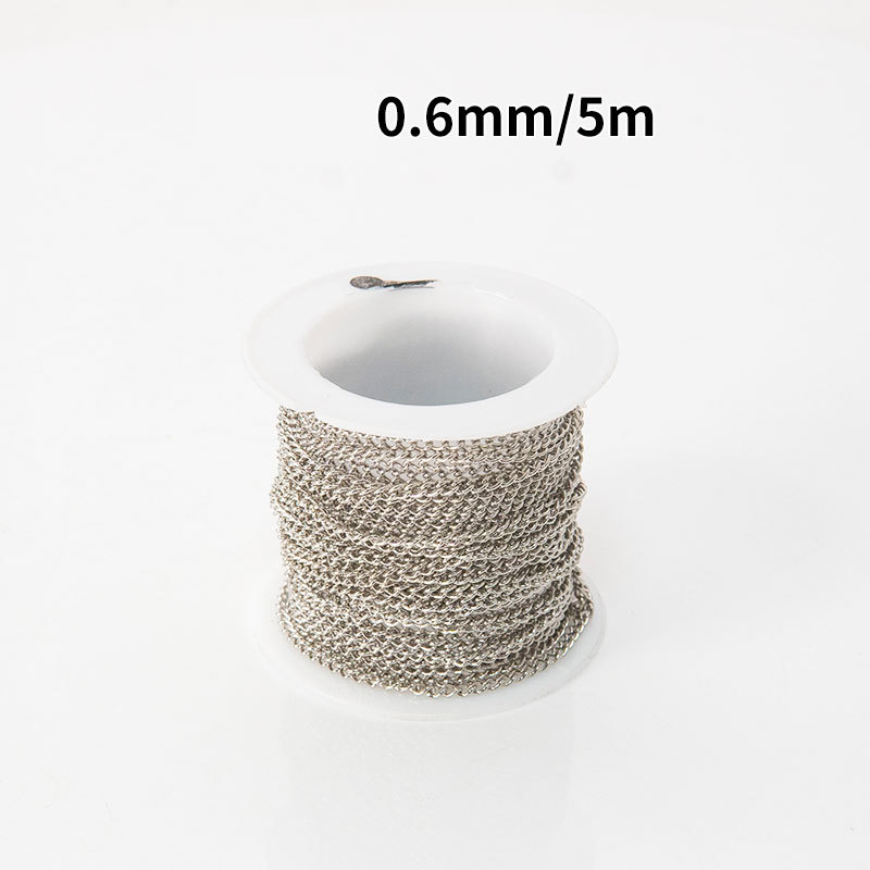 5 m/white K /0.6*2mm side chain