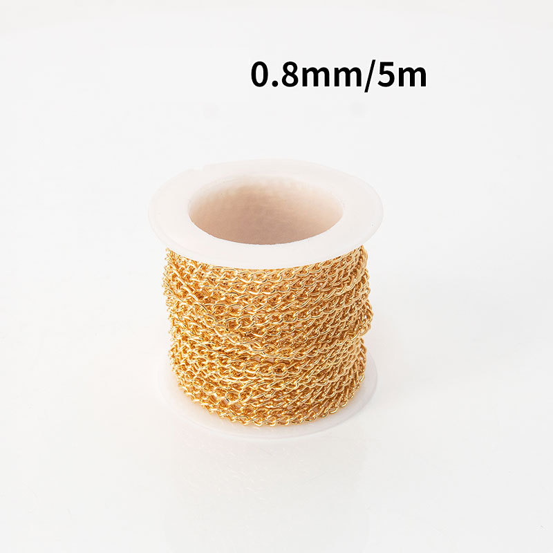 5 m/KC gold/0.8*2.8mm side chain
