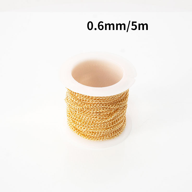 5 m/KC gold/0.6*2mm side chain