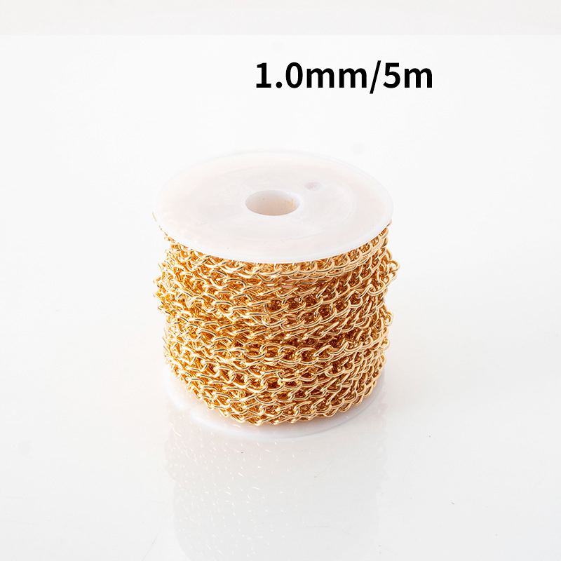 5 m/KC gold/1.0*4mm side chain
