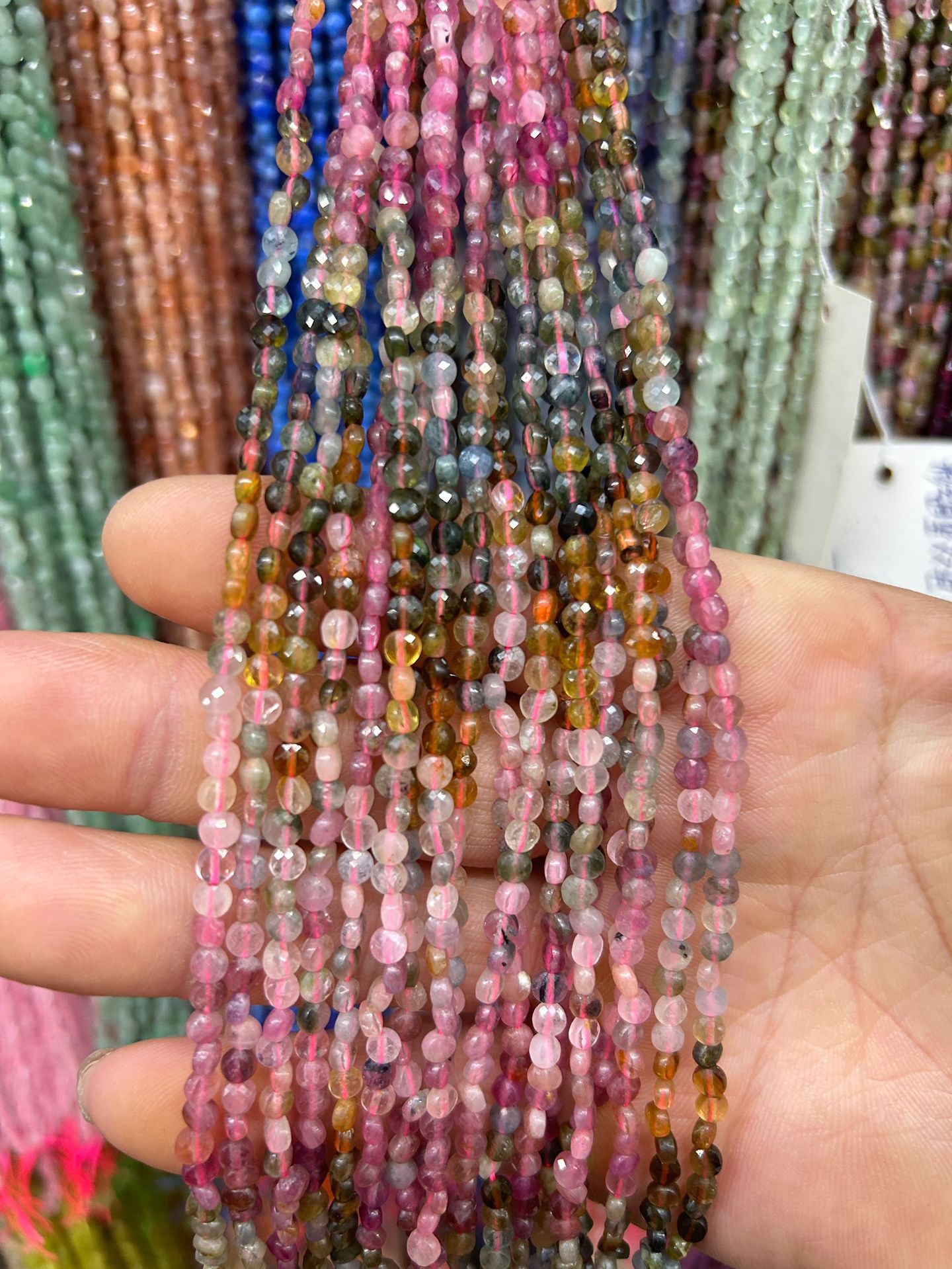 Tourmaline mixed color
