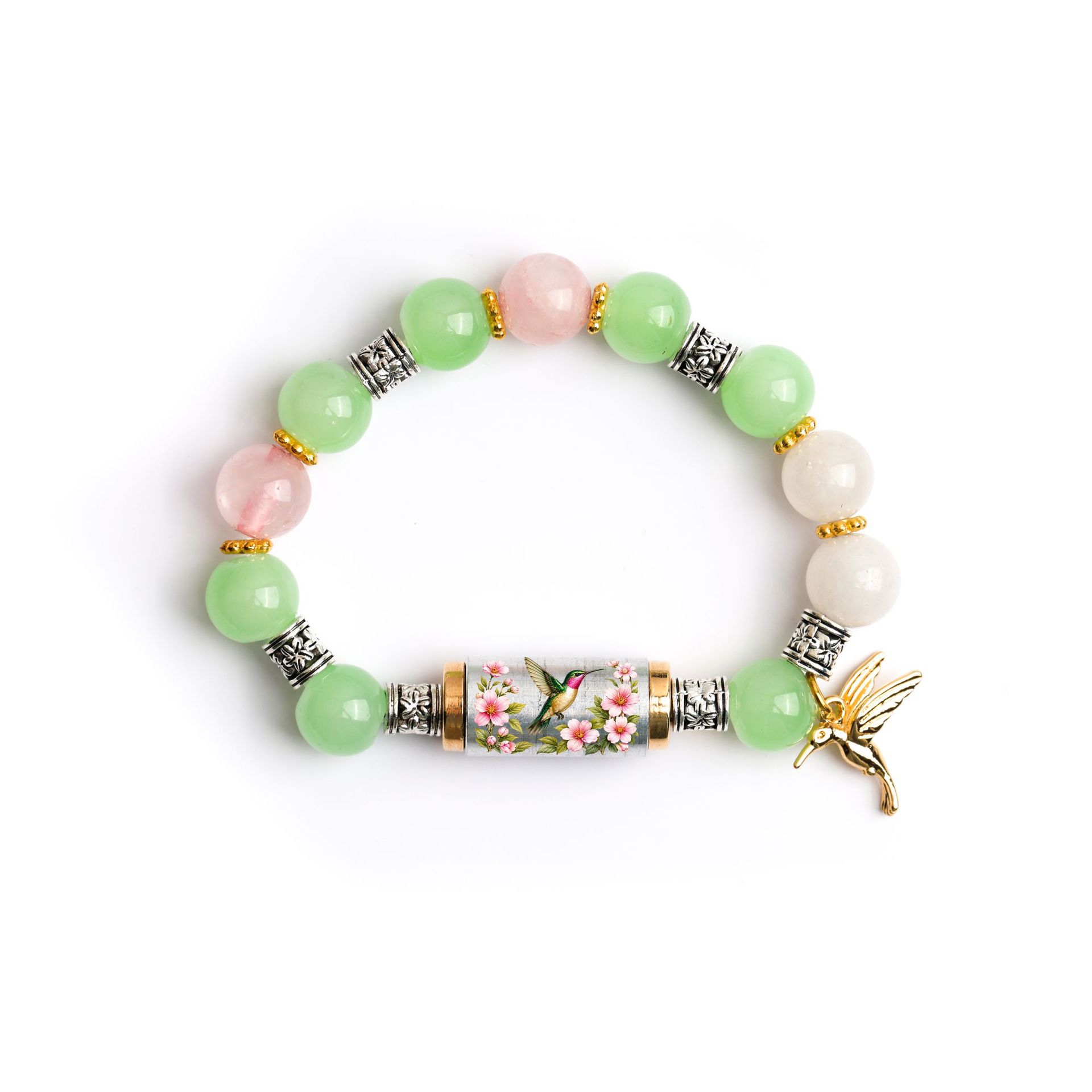 Hummingbird crystal bracelet
