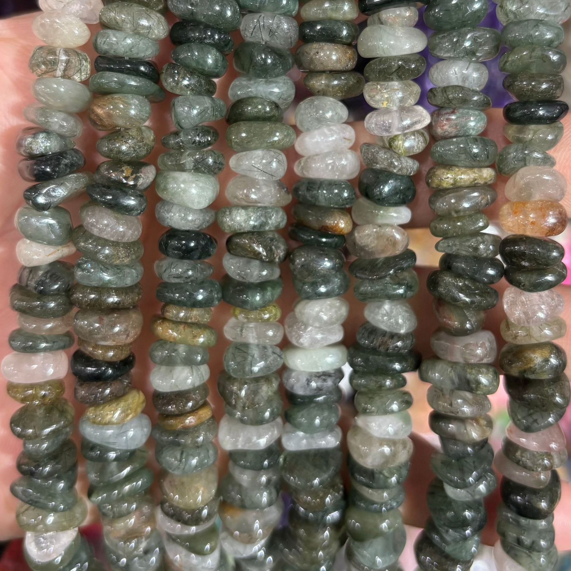 green Rutilated Quartz