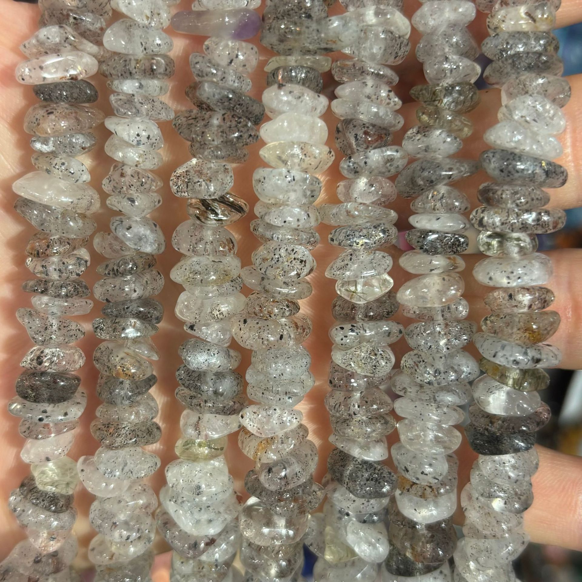 vived blue Rutilated Quartz