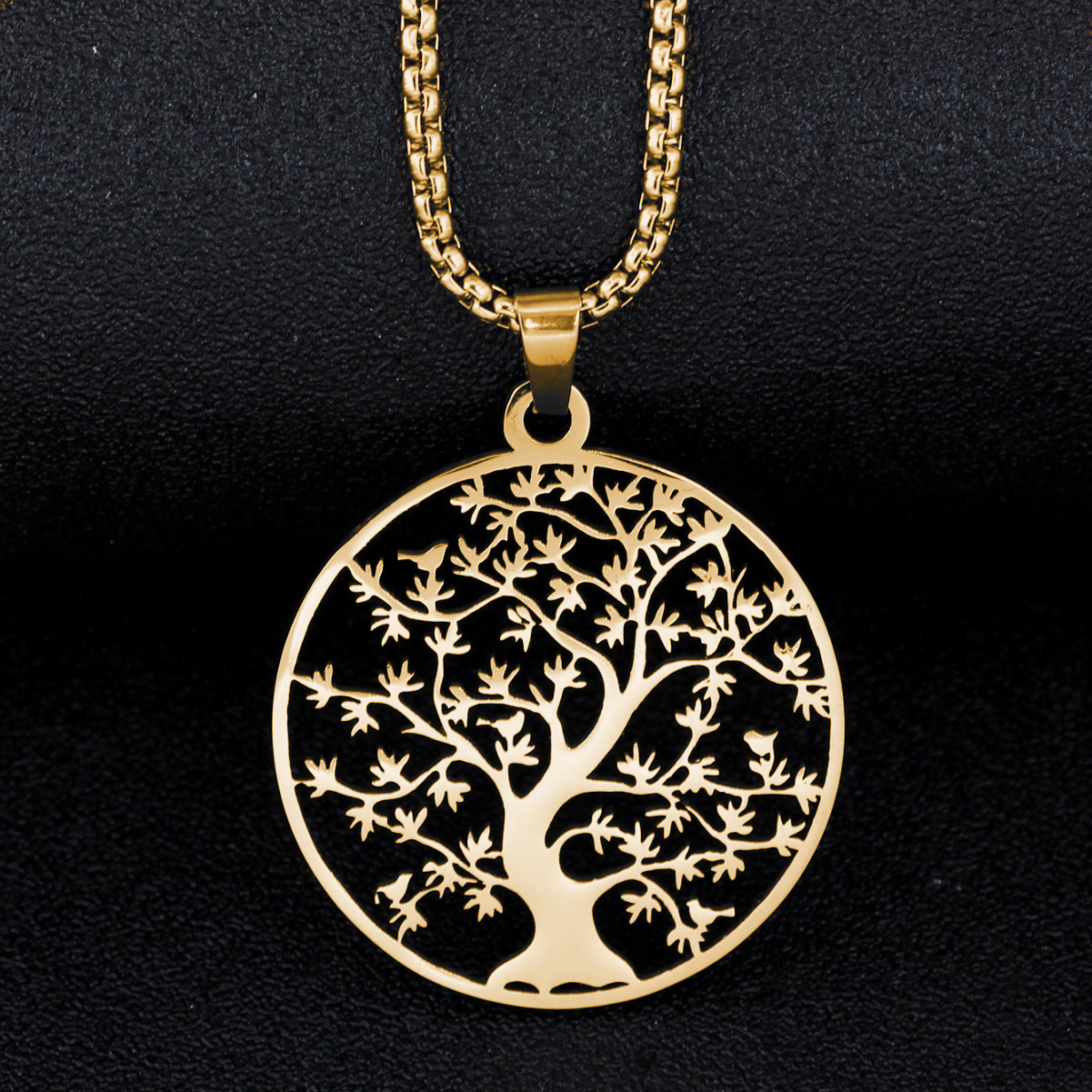 Gold with chain
