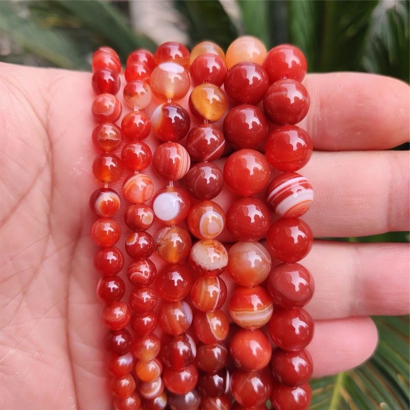 Red striped agate
