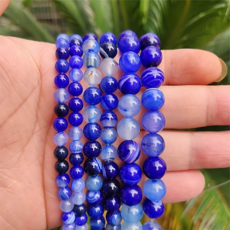 Lake blue striped agate