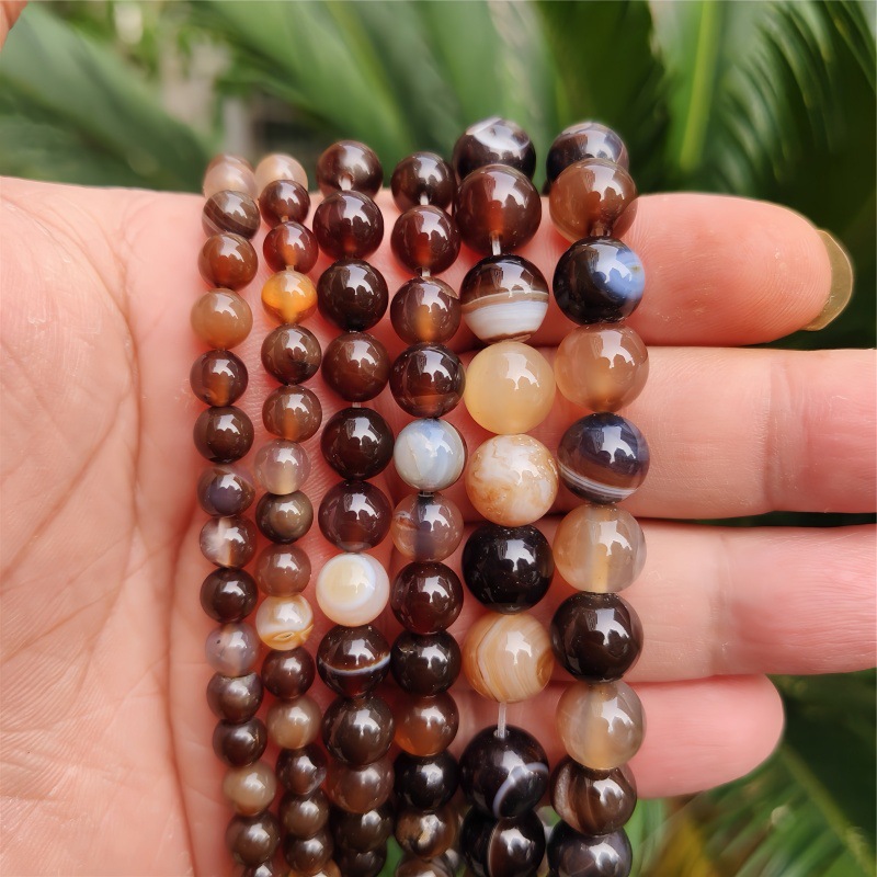 Light brown striped agate