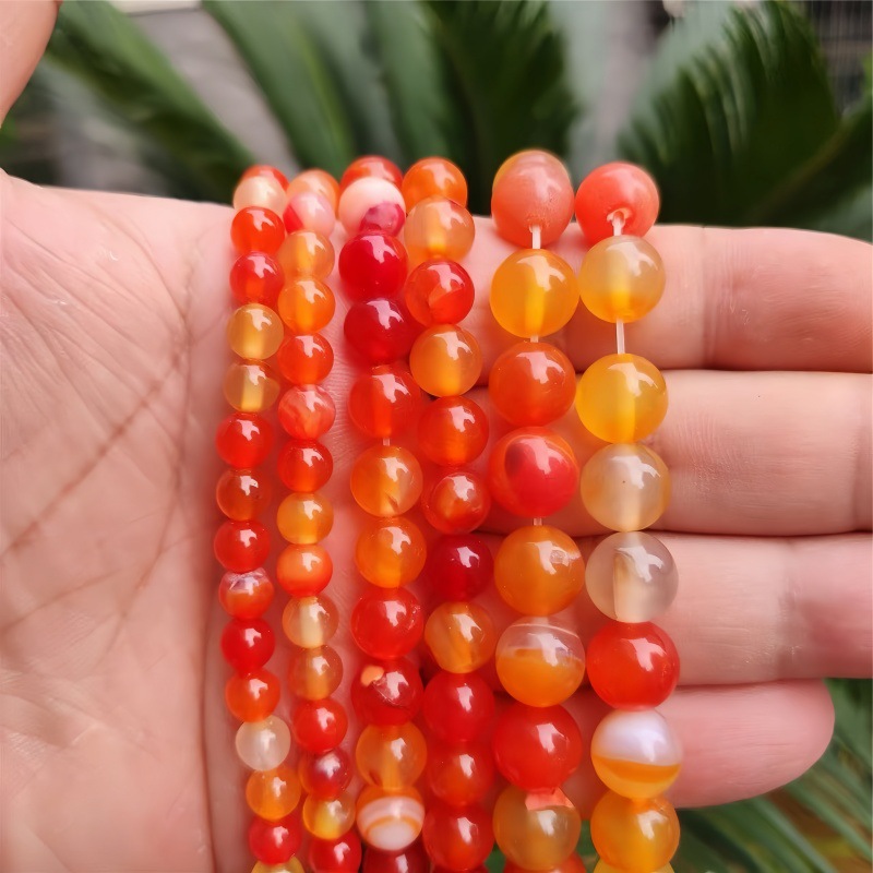 Orange striped agate